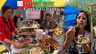 Gorkha haat(गोर्खा हाट) sabai traditional khana try garnu mazza ayo 