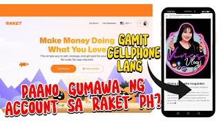 Paano gumawa ng Account sa Raket Ph gamit ang Cellphone? #Raketph #DigitalProduct