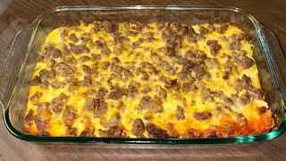 Breakfast Casserole - How To Make Southern Breakfast Casserole - Breakfast and Brunch Recipe