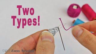 How to Use a Needle Threader - Two Types!