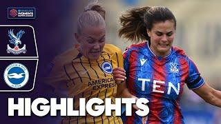 Brighton Edge Past Palace! | Crystal Palace v Brighton & Hove Highlights | Barclays WSL 2024-25