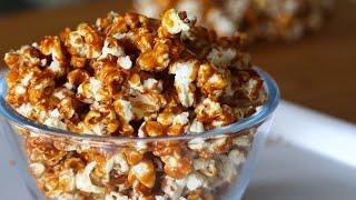 థియేటర్ లో తినే Caramel Popcornని ఇంట్లోనే ఈజీగా చేయండిHomemade Caramel Popcorn Recipe In Telugu