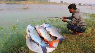 Fishing Video || The traditional boy's fishing talent is extraordinary and wonderful || Hook trap