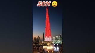 Country family  PAKISTAN POWER  Different flags on Burj khalifa #shortsvideo #burjkhalifa