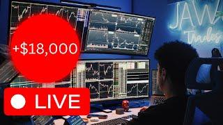 Watch me PROFIT +$18,000 LIVE from DAY TRADING
