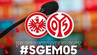 Die PK vor dem Spiel in Frankfurt | #SGEM05 | #05ertv | Saison 2024/25