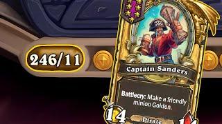 The Most Insane Combination of 7 Drops Leads To A 246 Gold Turn | Dogdog Hearthstone Battlegrounds