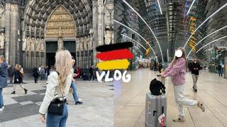 (ENG) German vlog|Asiana in-flight meal️ weather in Germany Cologne Museum, Cathedral, restaurants