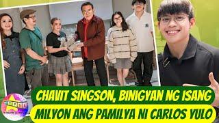 Chavit Singson, binigyan ng isang milyon ang pamilya ni Carlos Yulo