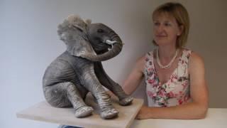 Baby Elephant Sculpture