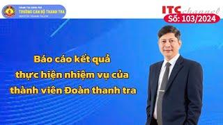 Báo cáo kết quả thực hiện nhiệm vụ của thành viên Đoàn thanh tra