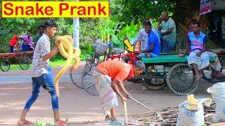 King Cobra Snake Prank  (Part 17) | Fake Snake Prank Video | 4 Minute Fun