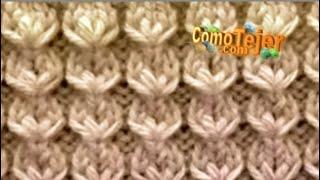 How to Knit CROCHET on 2 needles, sticks, knitting (1365)