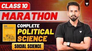 Class 10 Complete Political Science (Theory + PYQs) | Marathon Series | Siddharth Sir