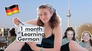 I learned German for 1 month and I'm (not) fluent