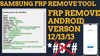 Samsung Frp Bypass 2024|Android 13/14 New Security 2024 July,August|100% Working Solutions