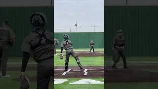 Catcher Throws An Absolute Dime to Second  #shorts