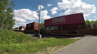 CP locomotive and KCS locomotive at anderson line in collaboration with tyson robi #railfanning