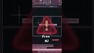 use of command "MJ"#autocad#cad#design#architect#architecture #drawing#like#subscribe