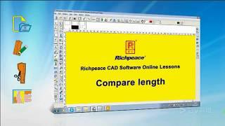 Richpeace CAD Software Online Lessons-Tip of the day-Compare Length