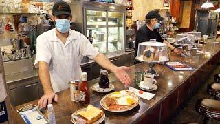 Barack Obama’s regular restaurant when he was uni student / Lumberjack, Omelette | New York food