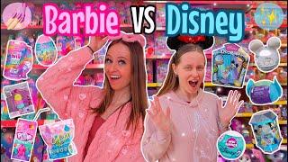 BARBIE VS DISNEY MYSTERY TOY SHOPPING CHALLENGE *WITH MY BIGGEST FAN!!*️🫶 | Rhia Official