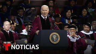 Biden y Trump intensifican sus campañas en grupos clave de votantes | Noticias Telemundo