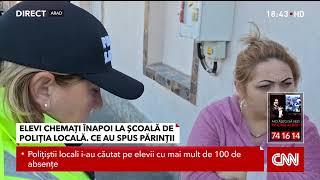 Elevii cu sute de absențe din Arad au fost vizitați de Poliția Locală