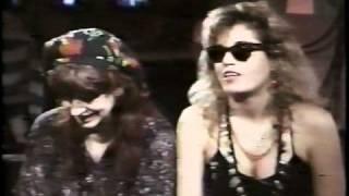 The Bangles Canadian TV Interview 1986 Part #1