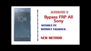 تخطي حساب جوجل جميع اجهزة سوني اندرويد 9 SONY XZ1,1,2,3,4,5,  frp bypass all sony xperia android