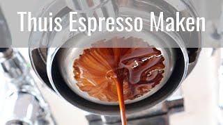 Espresso Maken voor Beginners