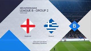 England vs Greece | Wembley Stadium | 2024-25 UEFA Nations League | PES 2021