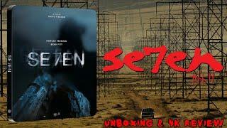 SE7EN 4k Ultra HD Bluray Limited Edition Steelbook Unboxing & 4K Review.