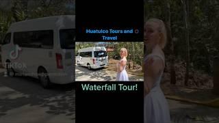 Going to waterfall in Huatulco, Mexico! Follow and watch the video of the tour! #visitoaxaca #shorts