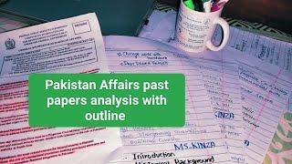 CSS Pakistan Affairs 2024 Past Paper Analysis