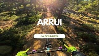 Arrui | Blue Line | Bikepark La Fenasosa Spain  Full Run POV RAW