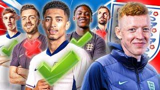 PICKING MY FULL ENGLAND EURO 2024 SQUAD! (TIER LIST) 󠁧󠁢󠁥󠁮󠁧󠁿