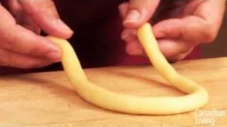 How to shape a pretzel