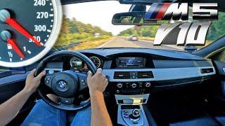 BMW M5 V10 E61 Touring is FASTER than its 330km/h SPEEDO!