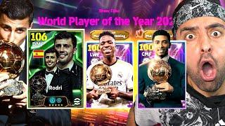 106 BALLONDOR RODRİ  105 BELLİNGHAM ! 105 VİNİCİUS JUNİOR ! ÇIKTIMI ? EFOOTBALL 2025 TOP AÇILIMI