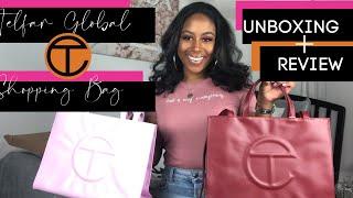 TELFAR SHOPPING BAG UNBOXING & REVIEW | What's Tea?  + Pack It With Me!