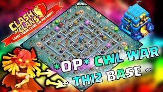 TOP 3 NEW BEST  TH12 WAR BASE LINK 2025, TH12 ANTI 2 STAR WAR BASE, TH12 CWL BASE CLASH OF CLANS