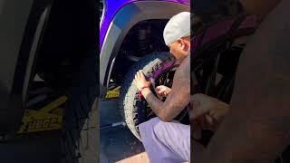 Best tire lettering out there!!🫡🫡🫡.       GO FOLLOW LIKE AND SUBSCRIBE.youTube: izzyandlooney
