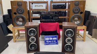 Loa Bãi Đẹp Keng, Loa Pioneer S-55T, Loa Diatone 600z, Amply Sansui 607Extra, Lọc Victor 770.