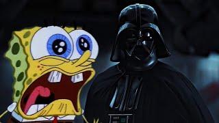 Spongebob and Patrick Meet Darth Vader