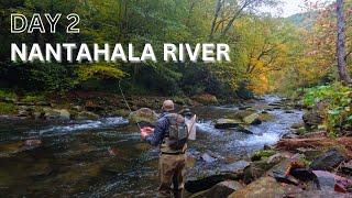 Broken Hearts and Broken tippet!!!!(DAY 2 of FISHING the NANTAHALA RIVER)