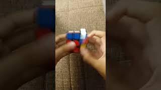 Doing J Perm on 3x3 Rubik's cube: Black  speed Rubik's cube| #shorts #rubikscube #3x3cube #jperm