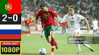 Portugal 2 x 0 Russia (Figo, Rui Costa, Deco)  ●UEFA Euro 2004 Extended Goals & Highlights HD 1080