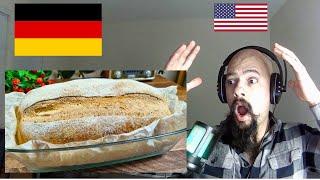 American Reacts To German bread You Must Try This 100 Year Old Recipe | German Recipe