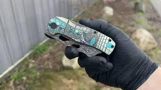 New Breed EDC Clydesdale Customized Yokai Theme